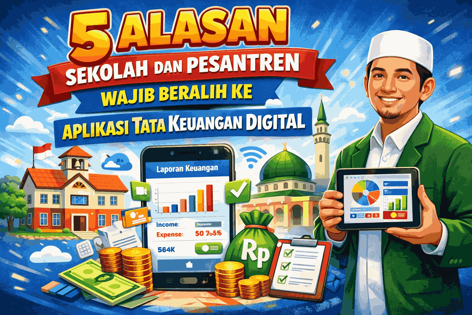5 Alasan Sekolah dan Pesantren Wajib Beralih ke Aplikasi Tata Keuangan Digital