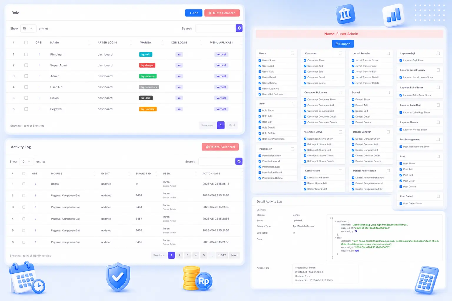 Users & Role Permission